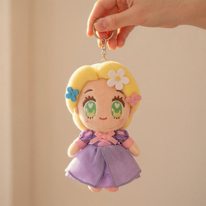 Actual product image Disney Rapunzel plush key ring