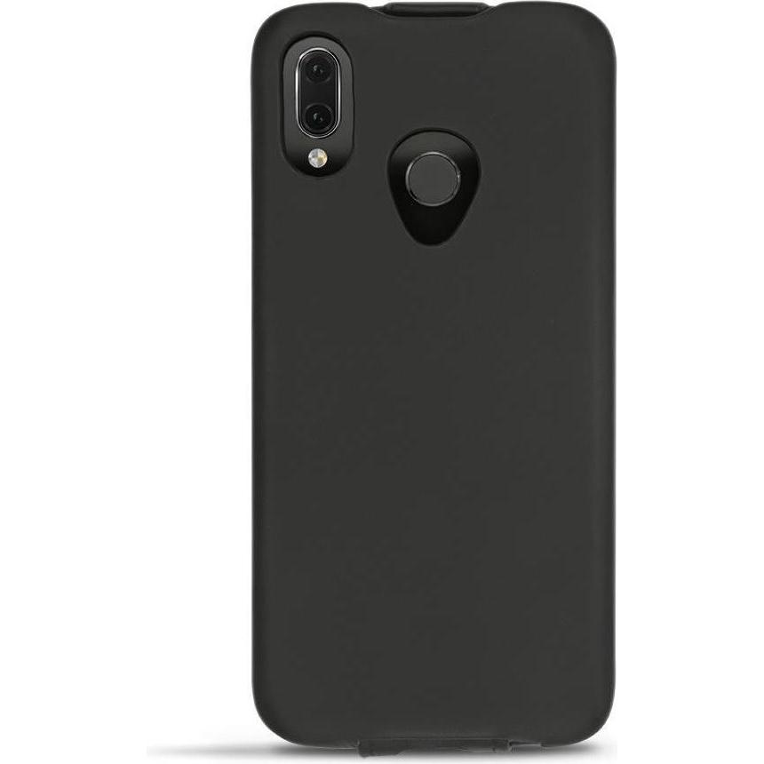 Noreve Lederschutzhülle vertikal (Huawei P20 Lite), Smartphone Hülle, Braun