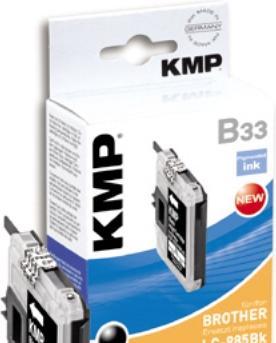 Actual product image KMP B33 Ink Cartridge Compatible with Brother LC-985 BK (FC)