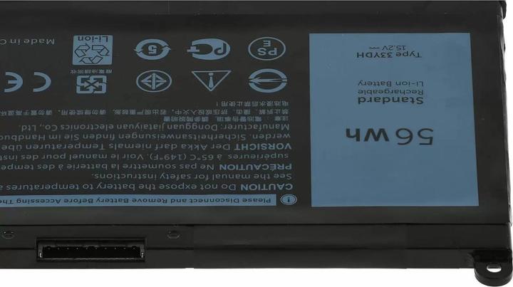 Image du produit AccuCell Batterie Dell Inspiron 17 7000, 17 7778, Vostro 7580, type 33YDH et autres (3600 mAh)