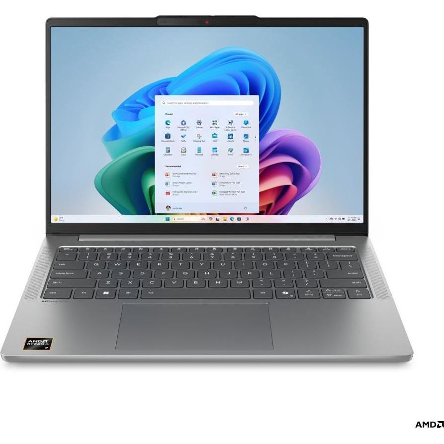 Lenovo IdeaPad Slim 5 14ARP10 (14", 1000 GB, 16 GB, Englisch International), Notebook, Grau