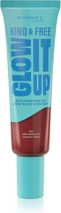 Productafbeelding Rimmel London Kind & Free Glow It Up Moisturising Skin Tint (Diepe Chocolade)