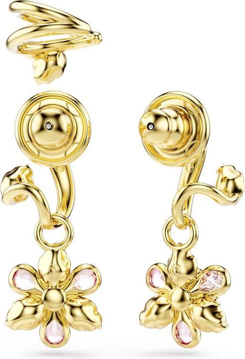 Image du produit Swarovski Idyllia Ohrringe Set Verschiedene Schliffe Blume Mehrfarbig Goldlegierungsschicht (Métal Swarovski)