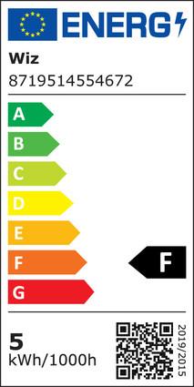 Label énergétique Philips Wi-Fi Ble (E27, 470 lm, 1x)