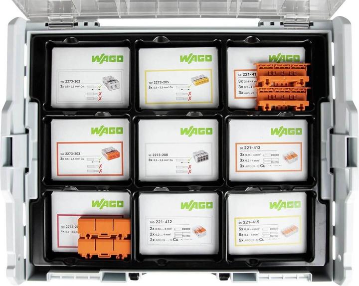 Produktbild Wago Verbindungsklemmenset Serie 221,2273 L-BOXX