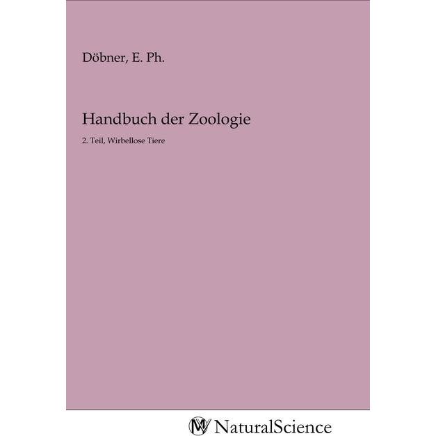 Handbuch der Zoologie, Fachbücher