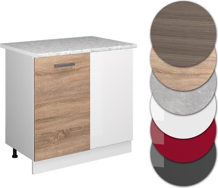 Produktbild Vicco Eckunterschrank R-Line (86 x 60 x 81.5 cm)