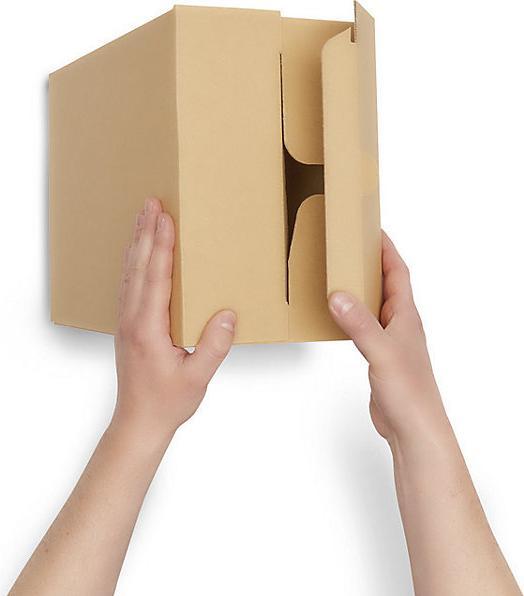 Image du produit kaiserkraft Carton pour bouteilles de vin flow 6er (6 pcs, 16.20 x 32.90 x 24 cm)