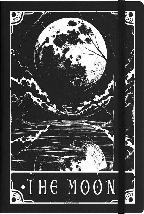 Produktbild Deadly Tarot Notizbuch Der Mond A5 (A5, Liniert, Harter Einband)