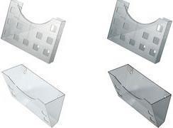 Image du produit Helit Porte-brochures la grille 23,9 x 16,8 x 4,7 cm (L x H x P) DIN A5 2 x DIN A6 incl. deux (A6, A5)