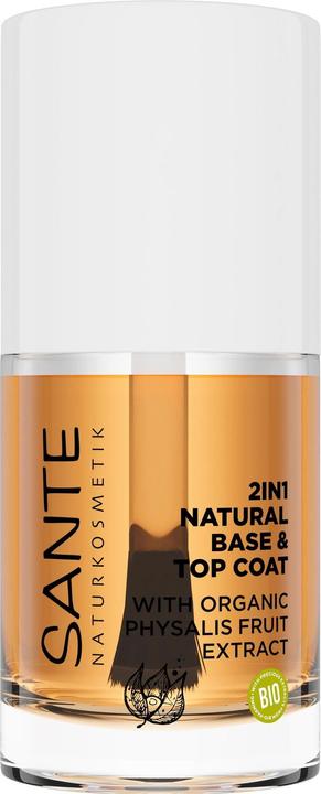 Actual product image Sante Base and top coat 10 ml (Transparent, Base coat, Top coat)