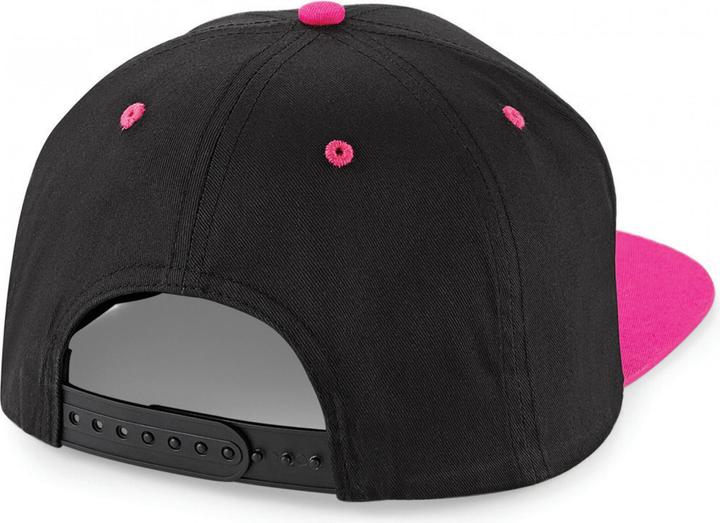 Actual product image Beechfield 5 panel contrast snapback cap (One size)