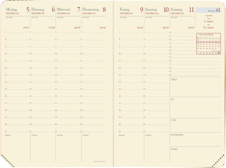 Actual product image Quo Vadis Replacement Gesch.Prestige DE 2021 QV285003 1W/2S, 10x15cm (A6)