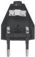 Productafbeelding Bachmann 2P Elektrische netstekker (zwart) (CEE 7/16)