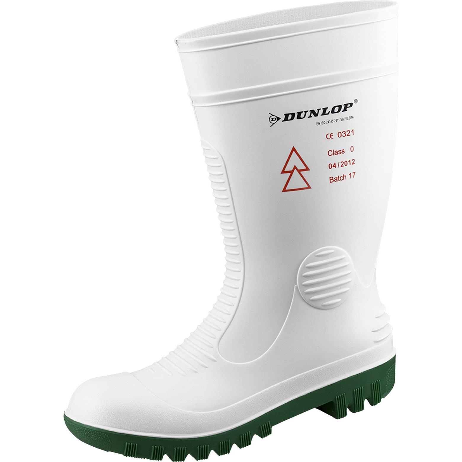 Dunlop, Uomini, Stivali di gomma, Stivale di sicurezza Acifort SB EN 50321 bianco, Bianco, (47)