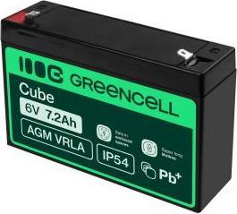 Produktbild GreenCell Battery AGM VRLA 6V 7.2Ah - Batterie - 7.200 mAh (6 V, 7.20 Ah)
