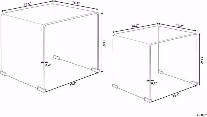 Immagine prodotto Beliani Kendall (42 x 42 x 42 cm)