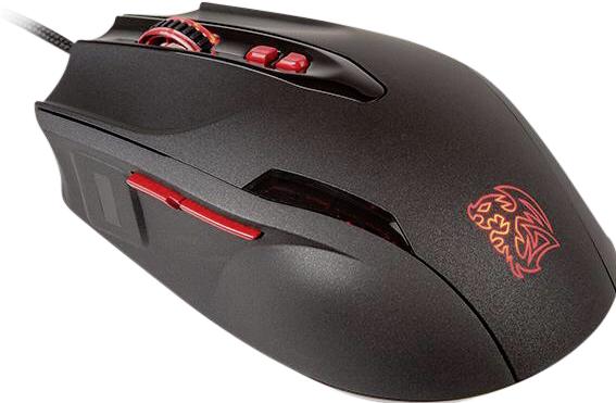 Actual product image Thermaltake TteSPORTS Mouse BLACK FP (Cable)