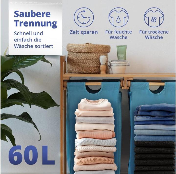 Actual product image Lumaland Wäschekorb (60 l)
