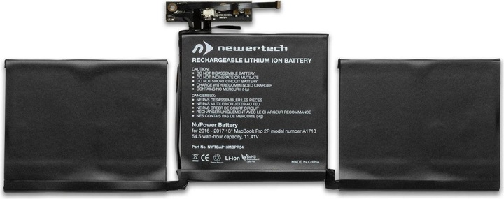 Immagine prodotto Newertech Batteria NuPower 54W MBP13 (2016-2017) (4781 mAh)