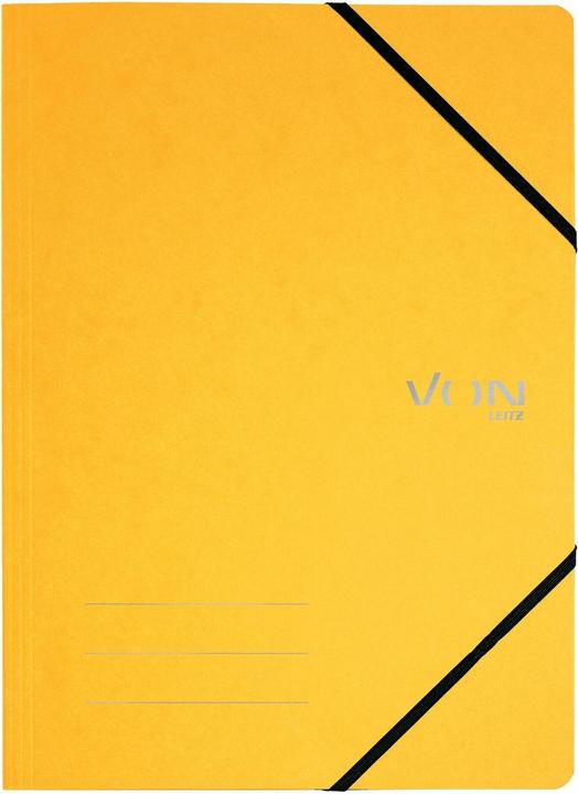 Produktbild von Gummibandmappe A4, Gelb, 5 Stück (A4, 5x)