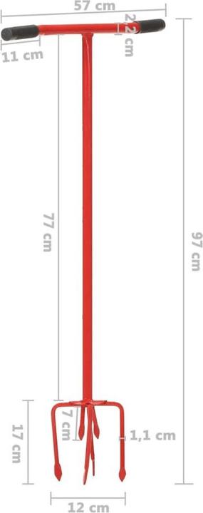 Actual product image vidaXL Gartenkralle