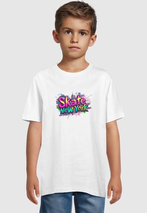 Produktbild Merchcode Kids Skate New York - Basic T-Shirt - 184875 (146, 152)