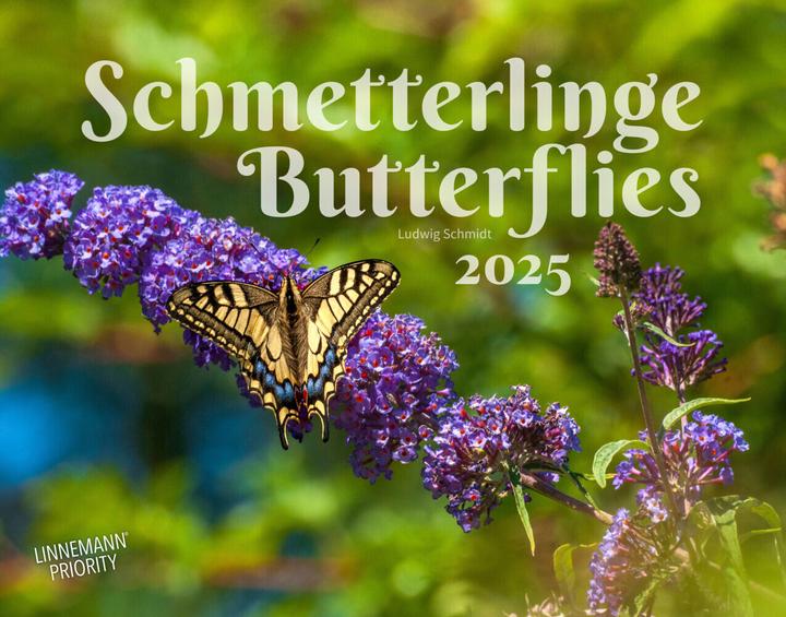 Actual product image Butterflies 2025 large format calendar (Hardcover, German)