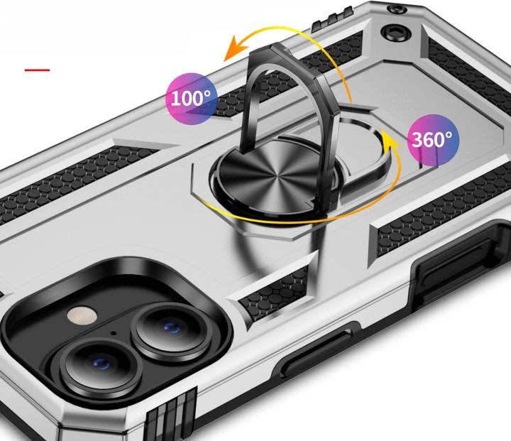 Immagine prodotto Cover-Discount iPhone 16 - Robusta cover posteriore con kickstand (Apple iPhone 16)