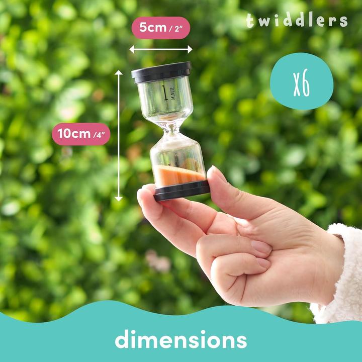 Immagine prodotto The twiddlers Sanduhr Timer 6 Stück