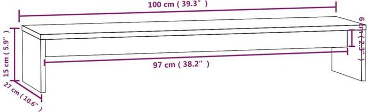 Image du produit vidaXL Monitorständer