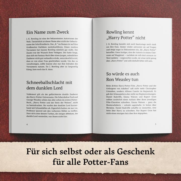 Nährwerte und Zutaten Unnützes Wissen für Potter-Fans - Die inoffizielle Sammlung (Deutsch, Lisa Marie Bopp, 2021)