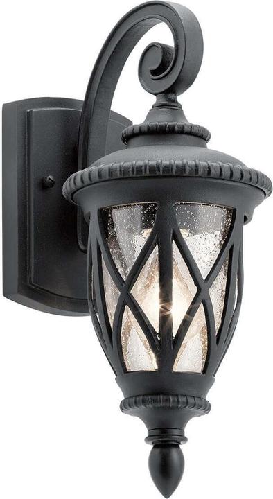 Produktbild Elstead Lighting Admirals Cove Aussen-Wandleuchte E27 38cm Strukturiertes Schwarz IP44 Anti-Meerwasser (E27)