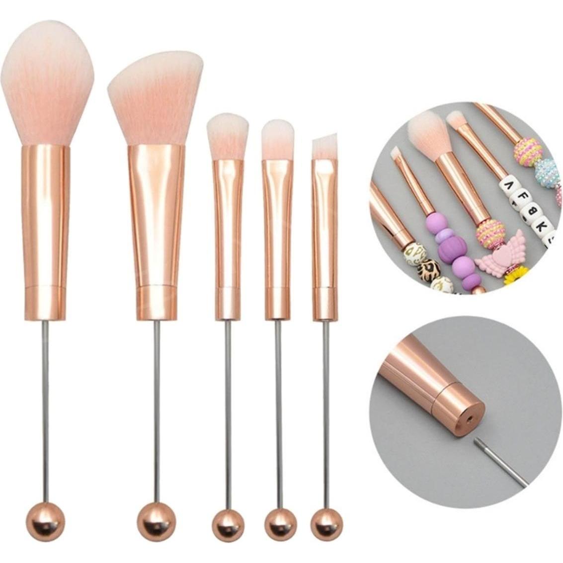 Thumbnail - König Design, Schminkpinsel, Make up Pinsel Set 5 tlg Schminkpinsel Kosmetikpinsel Lidschatten Kosmetik Neu (Set)
