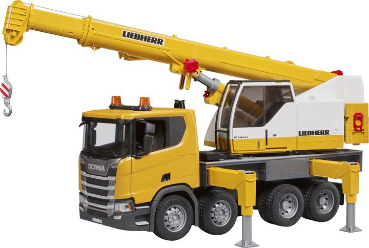 Bruder Scania Super 560R Liebherr Kran