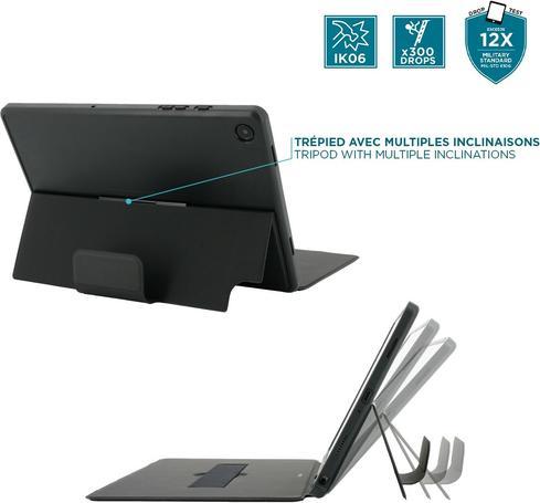 Image du produit Mobilis CASE C2 FOR GALAXY TAB A9 11IN (SM-X210 / SM-X216) - BLACK (Samsung Galaxy Tab A9+)