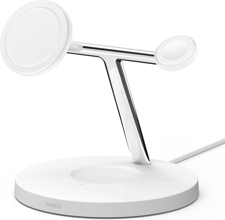 Actual product image Belkin BoostCharge Pro 3-in-1 Ladegerät mit MagSafe (15 W)