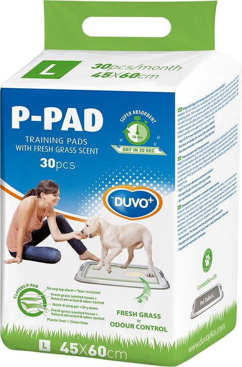 Produktbild Duvoplus + + Hundeunterlagen L 30 Stück 45x60cm Grasduft 11500 (Hund)