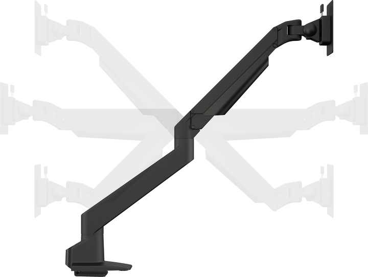 Multibrackets Gas lift arm single (Table, 32")