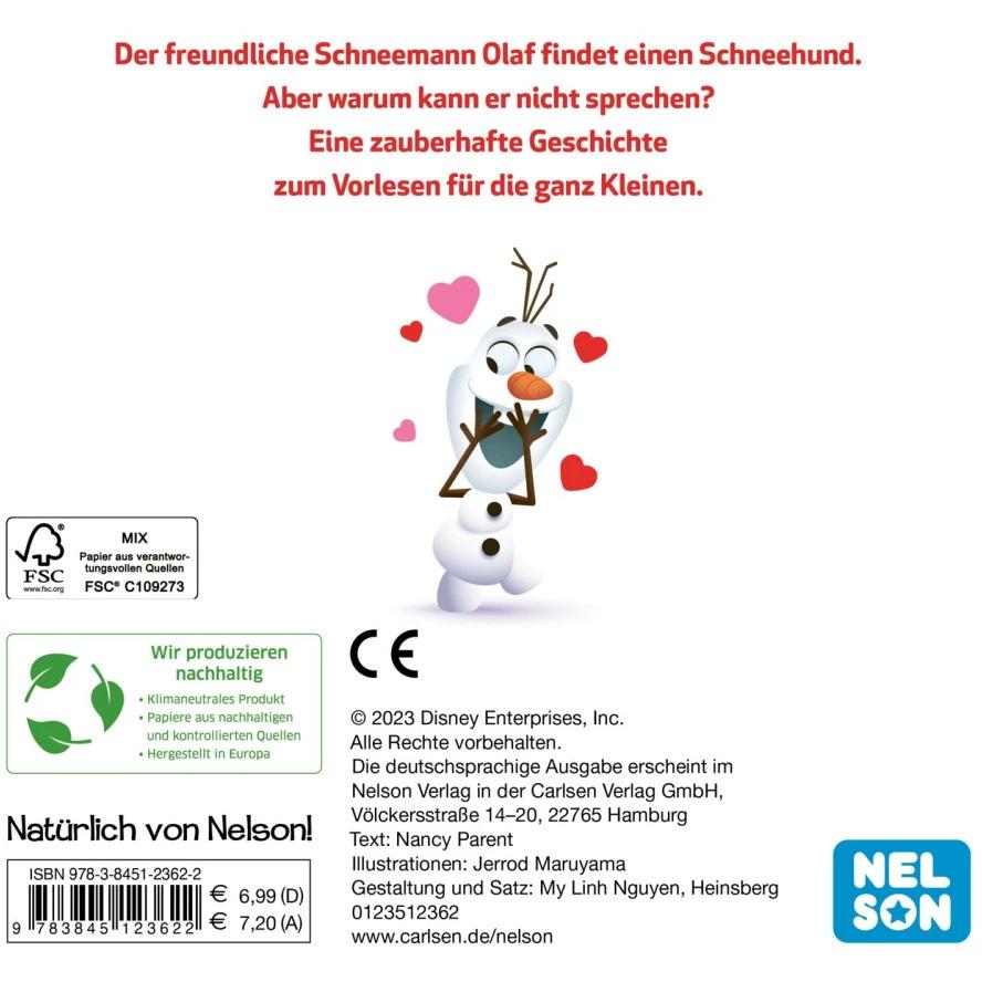 Thumbnail - Disney Pappenbuch: Olaf liebt Umarmungen, Kinderbücher