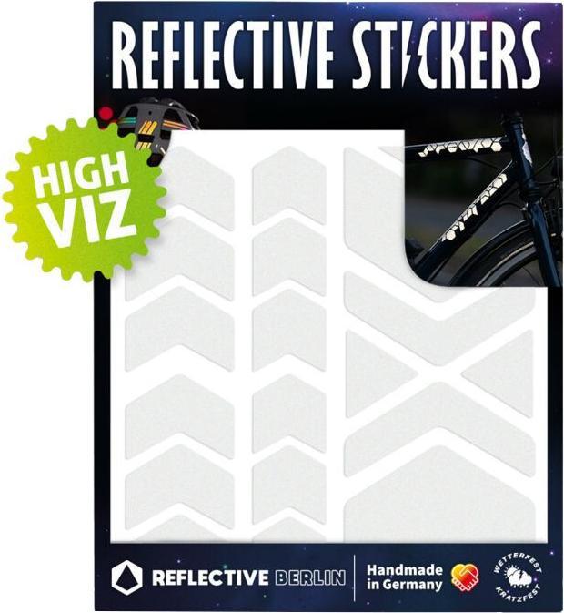 Actual product image Reflective Berlin Reflective helmet stickers