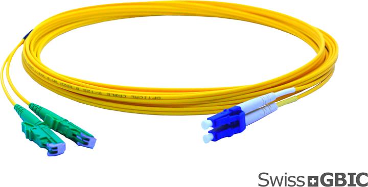 Produktbild SwissGBIC Fiber PatchCord E2A-LC-OS2-S-1 (0.26 m)
