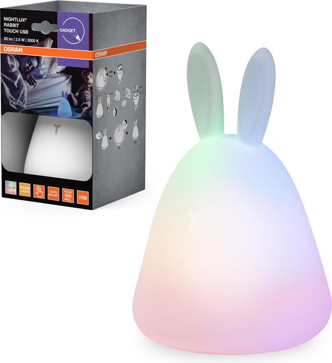 Image du produit Osram NIGHTLUX TOUCH RGBW Rabbit USB
