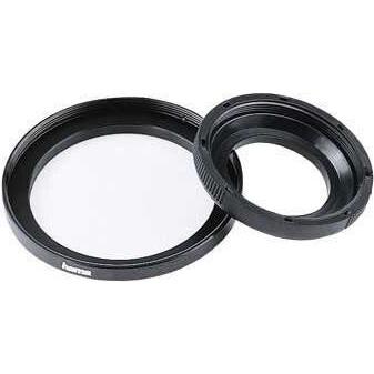 Hama Adapter 55 mm Filter an 58 mm Objektiv (Objektivfilter Adapter, 55 mm), Objektivfilter Zubehör, Schwarz