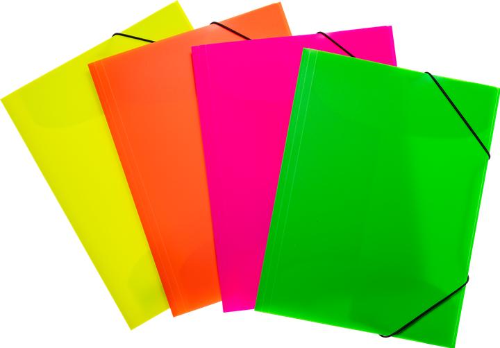 Image du produit HERMA Chemise à rabats A4 Néon Translucide (A4, 12 x)