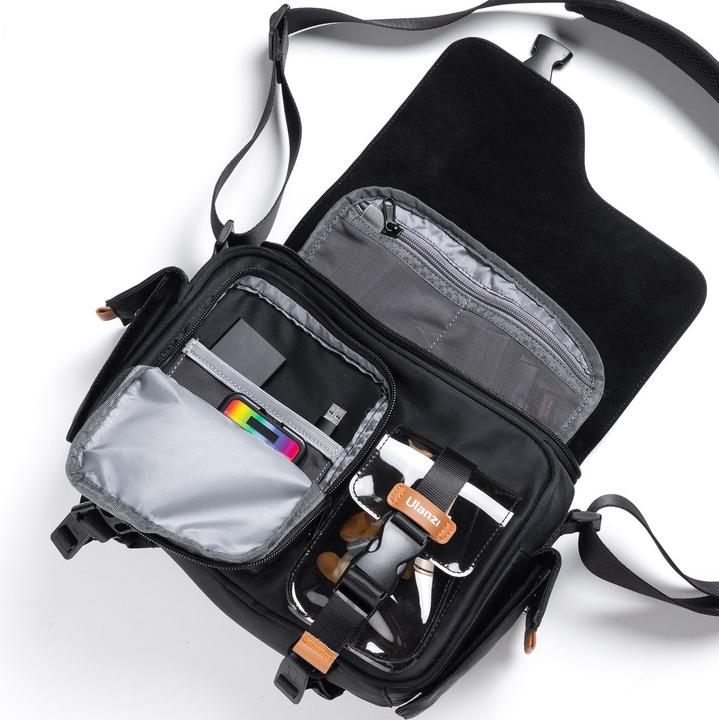 Actual product image Ulanzi MS12 Messenger Bag(Black) (Camera shoulder bag)