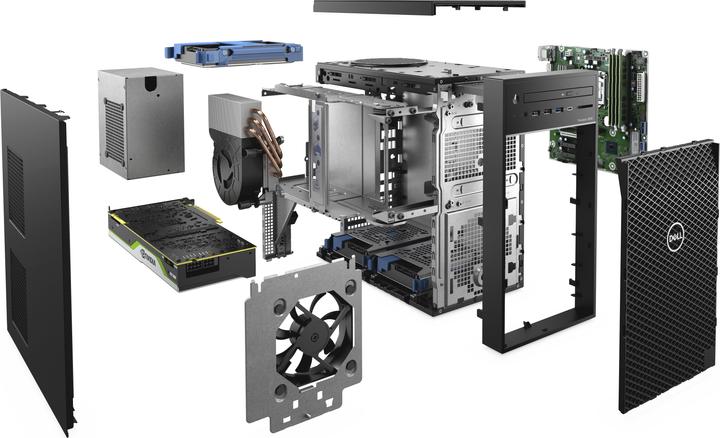 Actual product image Dell Precision 3640 Tower (512 GB, 16 GB, Intel Core i9-10900K)