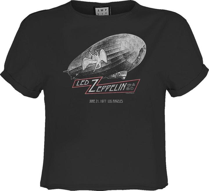 Actual product image Amplified Womens/Ladies Dazed And Confused Led Zeppelin Crop Top (XS)