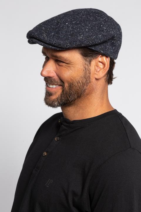 Image du produit JP1880 Casquette en mélange de laine à motif chevrons