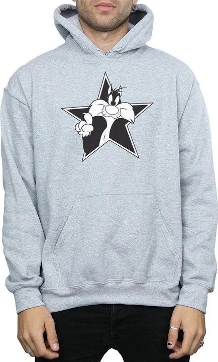 Produktbild Looney Tunes Sylvester Mono Star Kapuzenpullover (XXL)